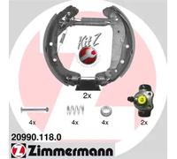 Ganasce freno premontato 20990.118.0 ZIMMERMANN per OPEL ASTRA G Hatchback