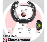 Ganasce freno premontato 20990.124.3 ZIMMERMANN per FIAT FORD