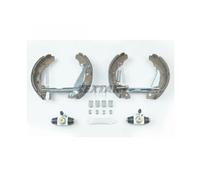 Textar Kit freno 84044706 – 4 ganasce premontate con cilindro ruota posteriore Audi VW Seat Skoda