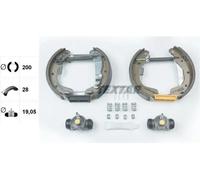 Ganasce freno premontato 84044801 TEXTAR per OPEL CORSA B TIGRA