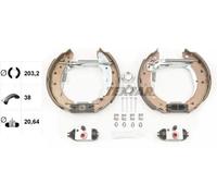 Ganasce freno premontato 84048006 TEXTAR per PEUGEOT CITROËN