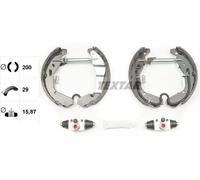 Ganasce freno premontato 84065200 TEXTAR per SUZUKI OPEL SUBARU