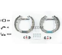 Ganasce freno premontato 84067201 TEXTAR per CITROËN PEUGEOT DS