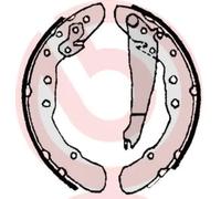 BREMBO S 85 514 Kit ganasce freni