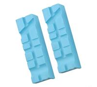 Ganasce magnetiche morbide in gomma per morsa da banco 456 e morsetti per mulino, progettate per tenere saldamente i materiali e prevenire danni per attività di lavorazione dei metalli (10,2 cm)