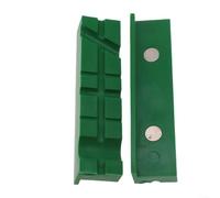 Ganasce magnetiche morbide per morse, 2 pezzi per 10,2 cm, 12,7 cm, 15,2 cm, compatibilità utensile per accessori da fresa (12,7 cm, verde B)