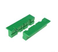 Ganasce magnetiche morbide per morse, 2 pezzi per 10,2 cm, 12,7 cm, 15,2 cm, compatibilità utensile per accessori per fresa (10,2 cm, verde A)