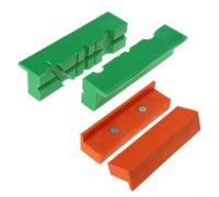Ganasce magnetiche morbide per morse in gomma per accessori da banco (15,2 cm, verde C)
