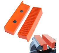 Ganasce Protettive per Morsa, 101 mm Mordazas de Repuesto con Magnete, Copriganasce Magnetiche, Morbide Ganasce di Protezione per Morsa, Accessorio per Pinza a Tigre, in Nylon, 2 Pezzi
