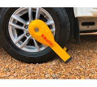 Ganascia bloccaruota Milenco wraith 2 per cavaran sold secure gold standard