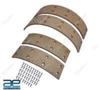 Ganascia Freno Pad Fodera Kit Set + Rivetti Per Jeep Willys Trattore 8 " S2u