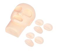 GANAZONO 1 Set pratica stampo ricamato indossatore stampo per la testa da allenamento stampo per testa in silicone Stampo testa 3d finto stampo per testa 3d stampo della testa Gel di silice