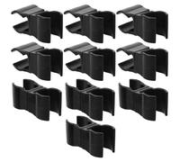 GANAZONO 10 pezzi Clip Impermeabili per Aste Allenamento Calcio Agganci in Plastica Resistenti per Attrezzi Sportivi Accessori Multiuso per Migliorare Agilità e Tecnica