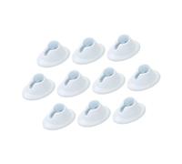 GANAZONO 10 pezzi Supporto unghie in Silicone Antiribaltamento Nail Polish Holder Compatto per Uso Domestico e Salone Organizer Bottiglie per Manicure Professionale