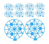 GANAZONO 10 Pezzi Vassoio di Frutta e Melone Supporto di Melone Cantaloupe Trellis Telaio per la Coltivazione del Melone Supporti di Zucca Supporto della melata Porta Zucca Portaverdure Blu