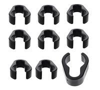 GANAZONO 10pcs Microfono Clip Microfono con Supporto Flessibile Abs Plastica Clip Clip Cavo Clip Mic Clip Supporti Cavo Asta Asta Organizzatori di Plastica Microfono Cable Organizer Manager Grande