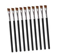 GANAZONO 10Pezzi Spazzole Per Sopracciglia Legno Con Forniture Cosmetiche Portatili Per Salone Strumenti Professionali Per Sopracciglia e Make Up
