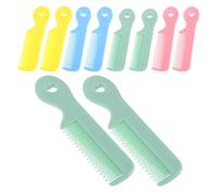 GANAZONO 16pezzi Pettine per Capelli per Ragazzo Ragazza in Plastica Denti Larghi Delicato sulla Cute Sensibile Utile per Districare e Creare Righe Compatto e Leggero per Uso Quotidiano