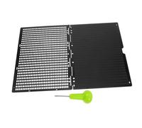 GANAZONO 1set Kit Di Scrittura Braille Riusabile Con Tavoletta e Punteruolo Per Non Vedenti Strumento Didattico Robusto e Pratico Per Apprendimento Del Braille
