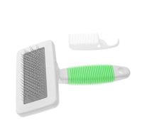 GANAZONO 1set Spazzole Per Animali Domestici Pettine Districante e Cardatore Per Cani e Gatti Design Ergonomico Con Manico Rimuove Grovigli e Sottopelo