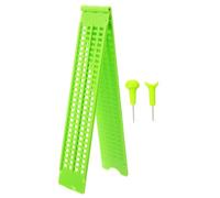 GANAZONO 1set Tavole Di Scrittura Braille Plastica Con Penne Kit Completo Per Studio Dei Non Vedenti Facile Da Usare e Portatile Per Apprendimento All Aperto Design Compatto Per Esperienza