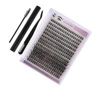 GANAZONO 1sets Ciglia Singole in Kit Con Extension Per Ciglia Te Adesivo Per Grappolo Pinzette Per Strumenti Per Extension Per Per Forniture Autoapplicative Nere