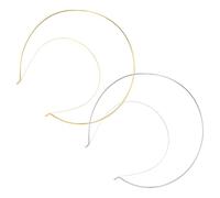 GANAZONO 2 Pezzi Cerchietto Two Twisted Crowns in Lega, Gioielli la Testa Semplici e Raffinati, Accessorio per Chioma per Matrimoni e Feste