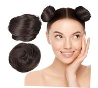 GANAZONO 2 Pezzi Clip per Ciambella Accessori per Chignon Finti Leggeri e Confortevoli Estensioni per da Donna Stile e Versatile