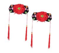 GANAZONO 2 Pezzi Copricapo Da Corte Accessori Per Copricapo Cinese Accessori Cinesi Fascia Per Stile Cinese Fascia Per Fasce Per Colore Casuale