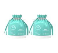 GANAZONO 2 Pezzi di Fazzoletti Viso Monouso in Cotone 40 Fogli per Rotolo Salviette Detergenti per Trucco Pulizia Viso Asciutta e Bagnata Alternative Agli Asciugamani di Carta per Esterni