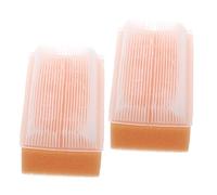 GANAZONO 2 pezzi Spazzole Sensory per Spugna Bagno Morbida in Spazzola Corpo e Capelli Delicata per Ragazzo Ragazza Sensibile Arancione