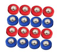 GANAZONO 20 pezzi Pucks Mini Shuffleboard da Tavolo Roller e Sfere Scorrevoli per Giochi di Curling e Shuffleboard Accessori Versatili per Casa Club e Intrattenimento