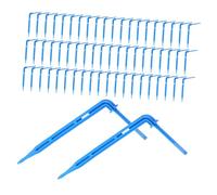 GANAZONO 200pezzi Pz Picchetti per Irrigazione Goccia Automatica Gocciolatore per Coperture Vegetali Piantine Metodo Irrigazione Efficiente Design Angolato