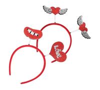 GANAZONO 2pezzi Cerchietto Di Cuore Per Accessori Per Glitter Cerchietto Per Feste Per Decorazioni Di o Costumi Per Feste Danzanti