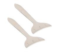 GANAZONO 2pezzi Eyelid Ruler Strumento Di Misurazione Occhi Acciaio Inossidabile Per Eyeliner e Makeup Ruler Per Misurazioni Esatte Di Profondità e Della Cavità Oculare