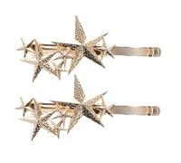 GANAZONO 2pezzi Fermagli Di Stella in Forcine Decorative Di Stella Accessori Per Irregolari Per Donne e Ragazze Quotidiano e Acconciature Da Sposa