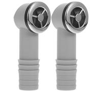 GANAZONO 2pezzi Kit Overflow Per Lavelli Cucina Con Testa Rotonda e Guarnizione Silicone Installazione Facile Per Bagni e Cucine Compatibile Con La Maggior Parte Dei Lavabi