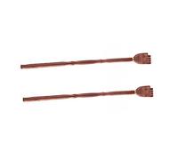 GANAZONO 2pezzi Massaggiatore Legno Per Schiena Grattino Elegante Con Design Ergonomico Per Alleviare Prurito Accessori Pratici Per Viaggi e Uso Quotidiano Realizzati Legno Di Pero Naturale