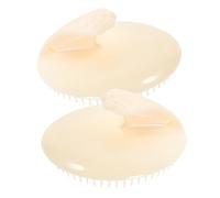 GANAZONO 2pezzi Pettini Massaggiatori Silicone Per Shampoo Per e La Circolazione e Pulisce Capelluto Della