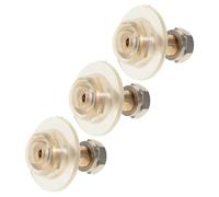 GANAZONO 3 Pezzi Nucleo Valvola in Ferro e Rame per Giubbotto di Salvataggio Kit di Ricambio Valvole a Tenuta Stagna per Boa Gonfiabile Compatibile Attrezzature di Sicurezza per