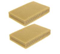 GANAZONO 30 Pezzi Lastre di Cera d Api per Alveari Base Naturale per Favi da Apicoltura Fogli di Cera per Lucidatura Mobili e Creazione Candele Adatti Incorniciature e Sostituzioni