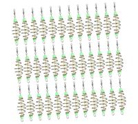 GANAZONO 45 Shape Spring Bait Cage with Luminous Beads Metal Carp Feeder for Coarse Fishing Versatile Bait Holder And Efficient Release