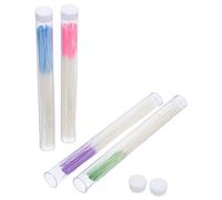 GANAZONO 4pezzi Fil per Pulizia Piercing Orecchie Strumento Cura Orecchini Kit Pulizia Piercing Auricolari Detergente Orecchie Confezione Tubi Colorati