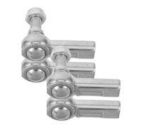 GANAZONO 4pezzi Kit estremità Barra di Accoppiamento ATV Sostituzione Giunto Sferico Sterzo per Accessori Quad Go Kart Fuoristrada Costruzione in Metallo Resistente Adatto Colore Casuale