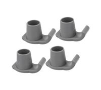 GANAZONO 4pezzi Sci Walker Glides Resistenti Antiusura Scivoli Per Piedi Walker Portatili Sostitutivi Di Accessori Per Maggiore Stabilità