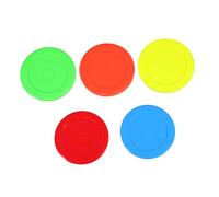 GANAZONO 5 Dischi Air Hockey Colorati per Tavolo Mini Puck Compatti per Veloce e Dirette Accessori Ricambio per Hockey da Tavolo