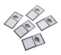 GANAZONO 5 fogli Adesivi brillanti autoadesivi per viso e orecchie Cristalli decorativi per bambine feste Halloween Natale trucco