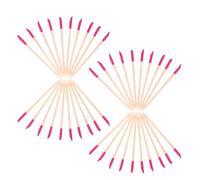 GANAZONO 50 pezzi Bastoncini Spingi Cuticole in Legno Naturale Strumenti Doppia Punta per Manicure e Pedicure Bastoncini per Levigatura Cuticole e Dettagli Unghie Professionali Ampio per