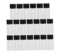 GANAZONO 50 Pezzi Bottiglie Da Viaggio in Vetro Portatili Per Cosmetici e Estratti Essenziali Bottiglie Trasparenti Per Cosmetici Per Trucco Per Estratti Essenziali