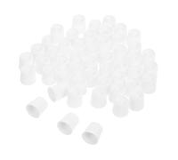 GANAZONO 50 pezzi Tappi Dentifricio Vite in Plastica Resistenti Cappucci Antigoccia per Tubetti di Dentifricio e Pomate Design Elegante e Versatile per Viaggi e Quotidiano